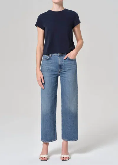 AGOLDE WOMEN'S HARPER CROP JEAN IN MOOR