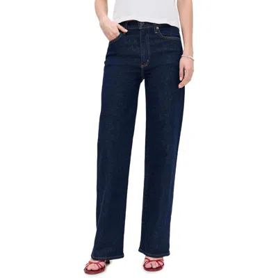 Agolde Women's Harper Relaxed Straight Jeans, Reissue In Multi