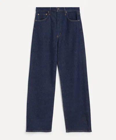 Agolde Women's Harper Straight Jeans In Reissue In Blue