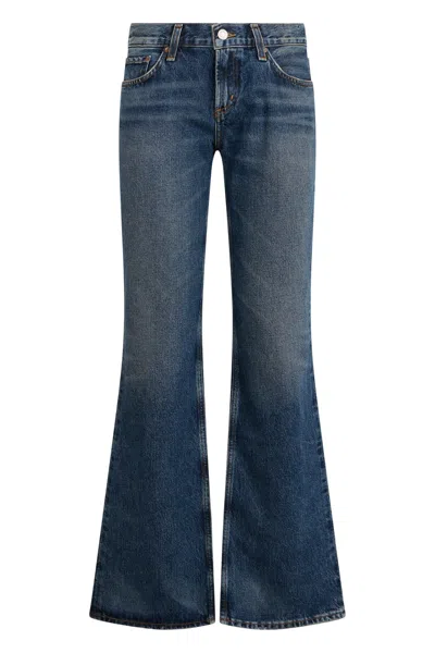 Agolde Women's High-rise Flared Jeans In Denim