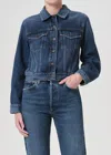 Agolde Women's Jean Jacket In Invention In Blue