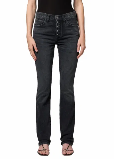 Agolde Women's Jetta High Rise Jeans In Astral In Black