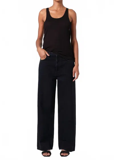 Agolde Women's Low Slung Baggy 30.5" Jeans In Black