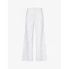 Agolde Dame High Rise Wide Leg Jeans In Fortune Cookie In Milkshake