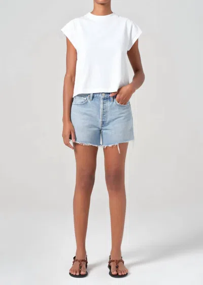 Agolde Women's Parker Long Shorts In Replica In Multi