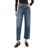 Agolde Women's Ren High-rise Wide Leg Jeans In Blue