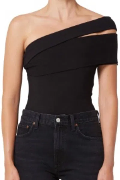 Agolde Women's Sliced Bodysuit In Black