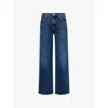 Agolde Valen High Rise Straight Jeans In Tempo