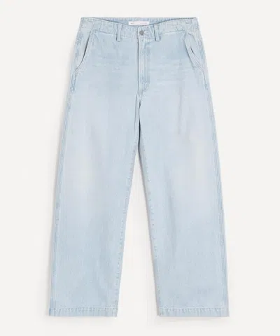 Agolde Women's Trouser Wide-leg Jeans In Washed Pale Indigo In Blue