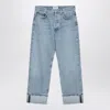 Agolde Used Effect Fran Jeans In Blue
