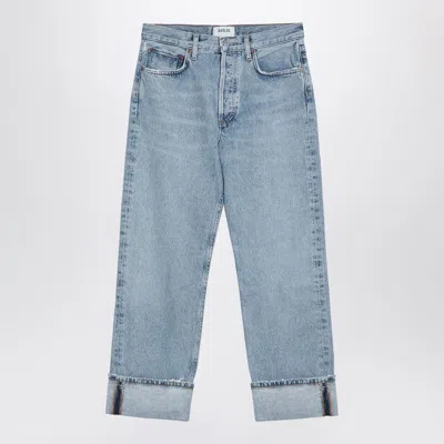 AGOLDE WOMEN'S USED EFFECT FRAN JEANS