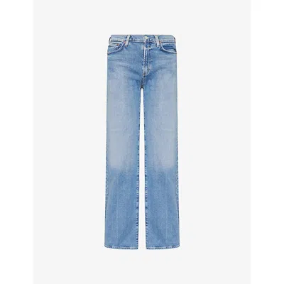 Agolde Womens  Harper Straight-leg Denim Jeans In Blue