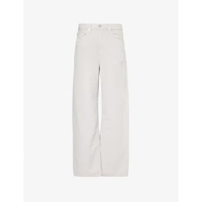 Agolde Ren High-rise Wide-leg Jeans In Soft Focus