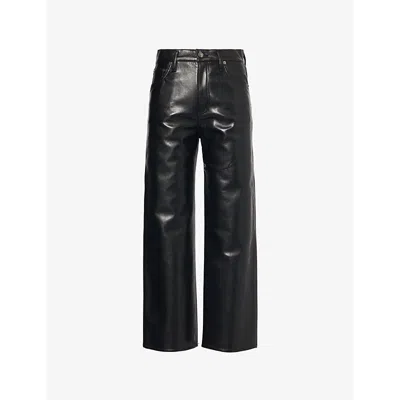 Agolde Ren High Rise Straight In Detox (black)
