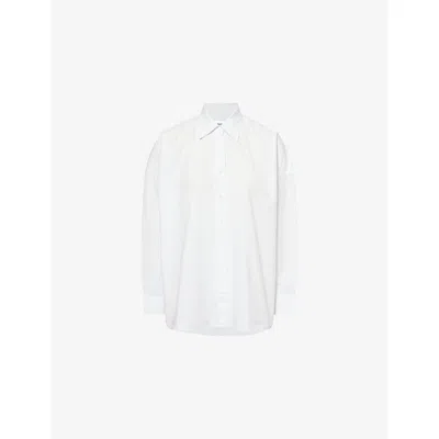 Agolde Womens Hail Roux Long-sleeve Relaxed Cotton Shirt