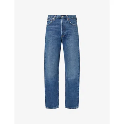 Agolde Womens Bounty 90's Straight-leg Denim Jeans