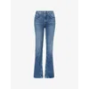 Agolde Leena Flared Jeans In Blue