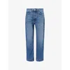 Agolde Womens  90's Straight-leg Denim Jeans