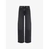 Agolde Womens Radius Harper Straight-leg Stretch-denim Jeans