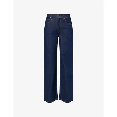 Agolde Womens Reissue (true Ind Rinse) Harper Straight-leg Stretch-denim Jeans