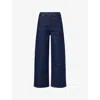 Agolde Womens Reissue (true Ind Rinse) Ren Wide-leg Stretch-denim Jeans