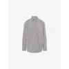Agolde Womens Solene Stripe Aris Striped Poplin Shirt