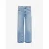 Agolde Low Slung Baggy Jeans In Libertine In Blue