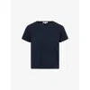 Agolde Womens Storm (dk Navy) Adine Short-sleeves Cotton-jersey T-shirt Xs