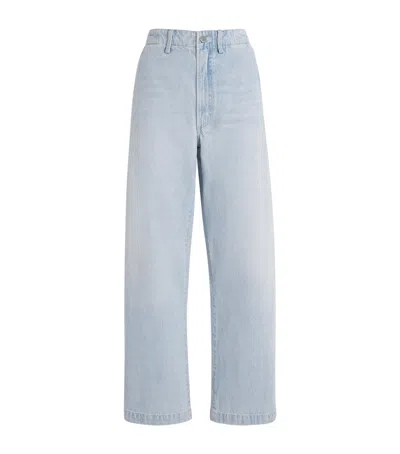 Agolde X Maria Mcmanus Wide-leg Jeans In Blue