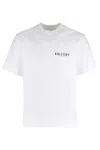 Agolde Short Sleeve Mock Neck In Gallery Print