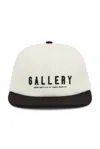 Agolde Baseball Cap With Gallery Embroidery In Chalk White