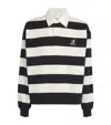 Agolde X Rsvp Gallery Cotton Polo Shirt In Black