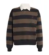Agolde X Rsvp Gallery Cotton Rugby Shirt In Multicolor