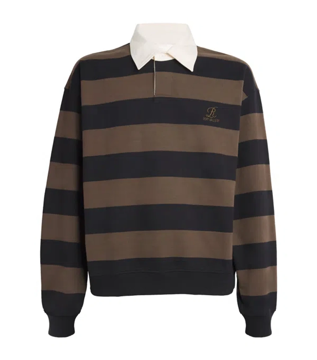 Agolde X Rsvp Gallery Cotton Rugby Shirt In Multicolor | ModeSens