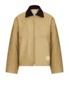 Agolde X Rsvp Gallery District Work Jacket In Khaki