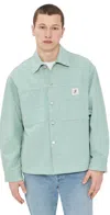 Agolde X Rsvp Gallery Erving Shirt Jacket Mint In Mint