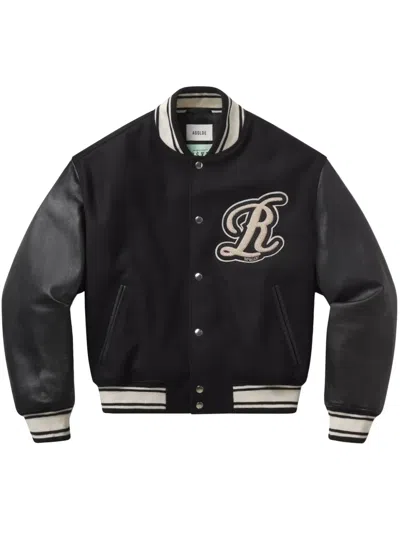 Agolde X Rsvp Gallery Leather Jacket In Black
