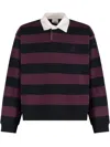 Agolde X Rsvp Gallery Long-sleeves Cotton Polo Shirt In Pink
