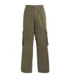 Agolde X Rsvp Gallery Cotton Cargo Trousers In Green