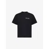Agolde Mens  X Rsvp Crew-neck Relaxed-fit Cotton-jersey T-shirt Black