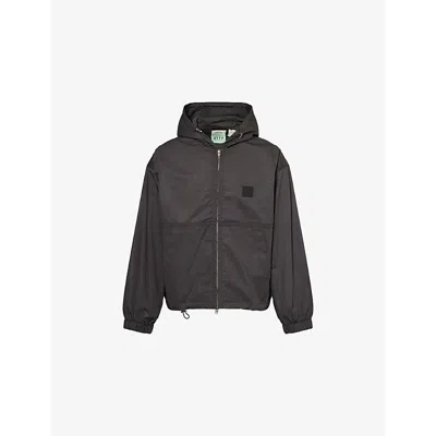 Agolde Mens  X Rsvp Gallery Harrier Hooded Cotton Windbreaker Jacket Black