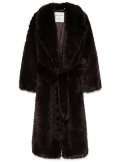 Agolde X Shoreditch Ski Club Ebony Coat
