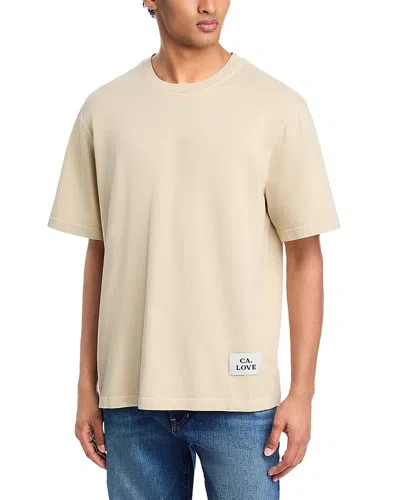 Agolde X Tupac Short Sleeve Tee In Brown