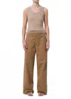 Agolde Yuna Utility Pant In Crocodile In Brown