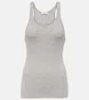 Agolde Sleeveless Scoop Neck Tank Top In Grey