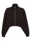 Agolde Zip-fastening Jacket In Brown