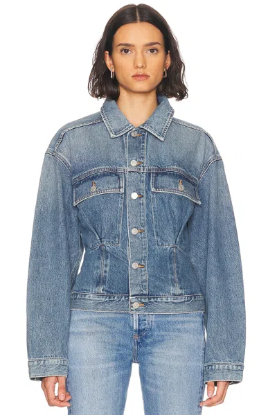 Agolde Zyla Cinch Jacket In Cascade