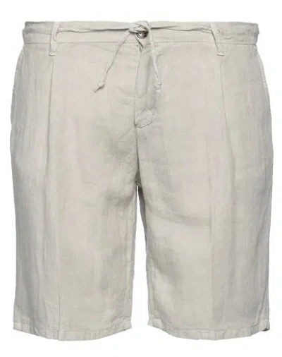 Ago.ra.lo Ago. Ra. Lo. Man Shorts & Bermuda Shorts Light Grey Size 42 Linen In Gray