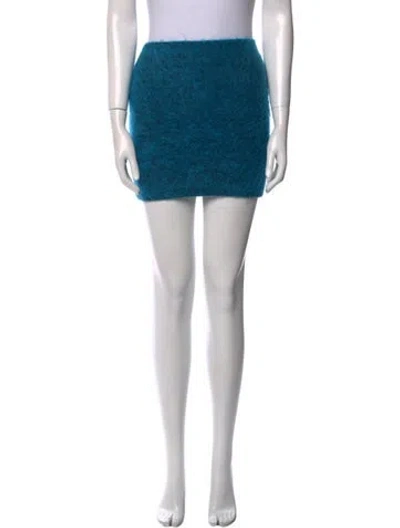 Pre-owned Agr Mini Skirt W/ Tags In Blue