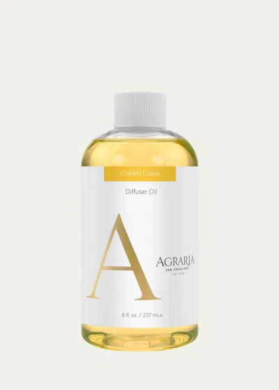 Agraria 8 Oz. Golden Cassis Diffuser Refill In White